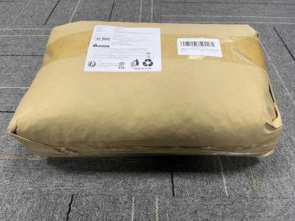 Dog Car Seat for Large Size Dog,Soft Fabric Car Dog Bed Filling Memory Foam,2 Clip-On Safety Leashs and 2 Pockets,Removable and Washable Comfy Pet Car Seat(Black/Brown, Large)